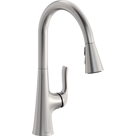 ELKAY Harmony Single Hole Kitchen Faucet, Lustrous Steel LKHA1041LS